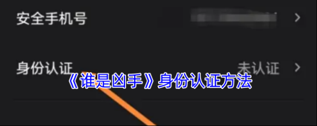 谁是凶手身份认证