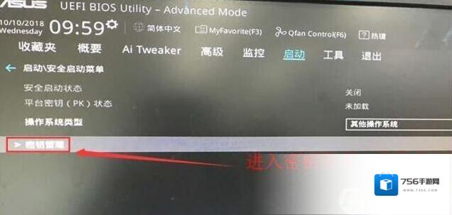 分区选项