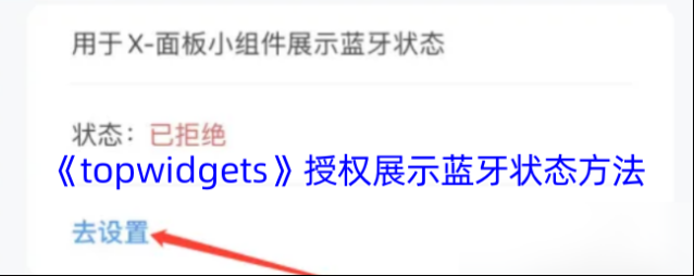 topwidgets蓝牙
