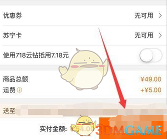 苏宁易购付款