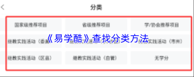 易学习分类