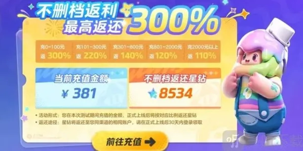 元梦之星充值返利怎么领 元梦之星充值返利领取方法介绍