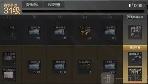 暗区突围赛季手册