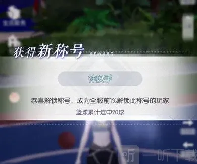 以闪亮之名打篮球