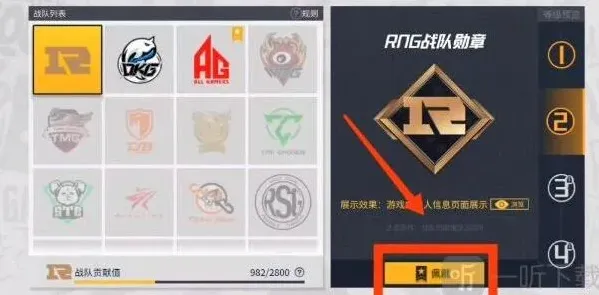 和平精英勋章