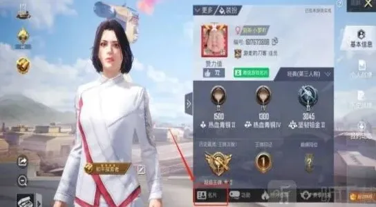 和平精英性别