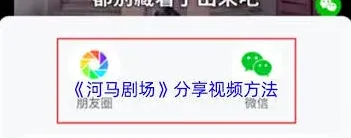 河马剧场视频分享操作指南