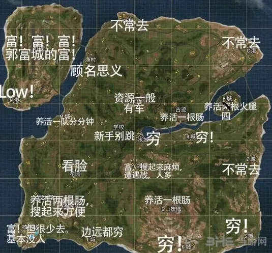 香肠派对资源分布图技巧分享