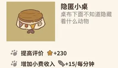 动物餐厅小桌