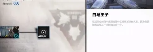 战双帕弥什AFD9剧情之愚人节白马王子攻略