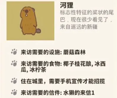 动物餐厅河狸