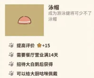 动物餐厅泳帽