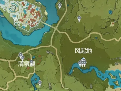 原神晶蝶采集位置图解