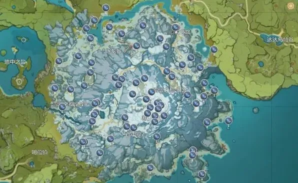 原神星银矿石采集路线与分布位置详解