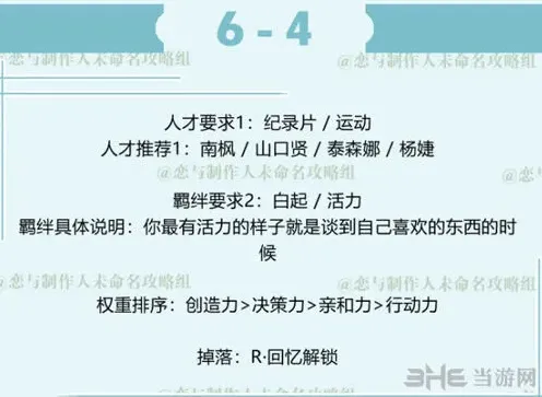 恋与制作人三星