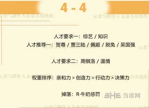 恋与制作人三星