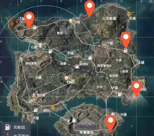 和平精英 山地车位置分布攻略
