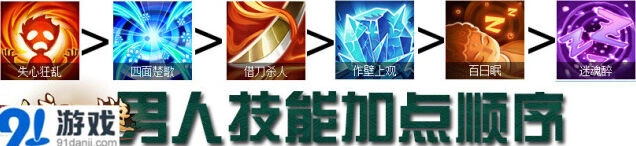 大话西游男人技能加点顺序全解