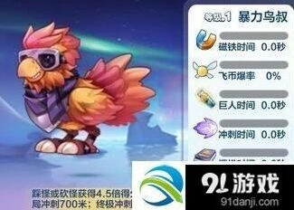 天天酷跑暴力鸟叔鸟叔目镜获得方法