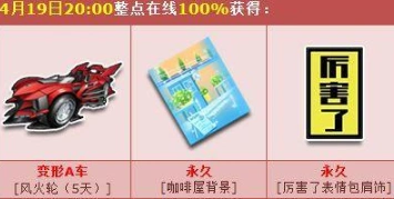 QQ飞车4月19日活动福利获取技巧