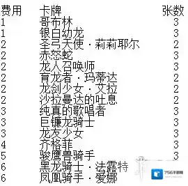 影之诗国服打脸龙卡组卡牌怎么组成 打脸龙卡组玩法攻略