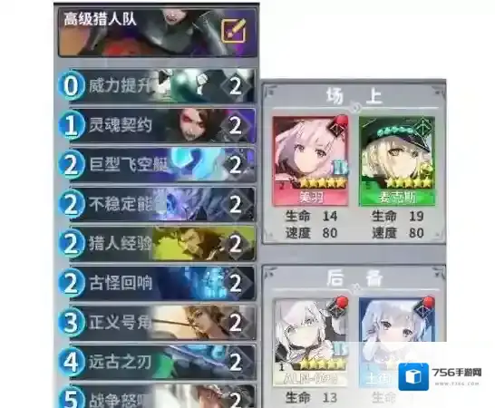 最终王冠高级猎人队阵容介绍 高级猎人队打法思路