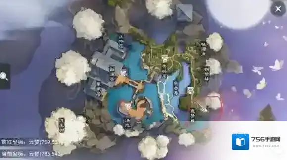 楚留香612打坐地点 612坐观万象打坐修炼地点坐标