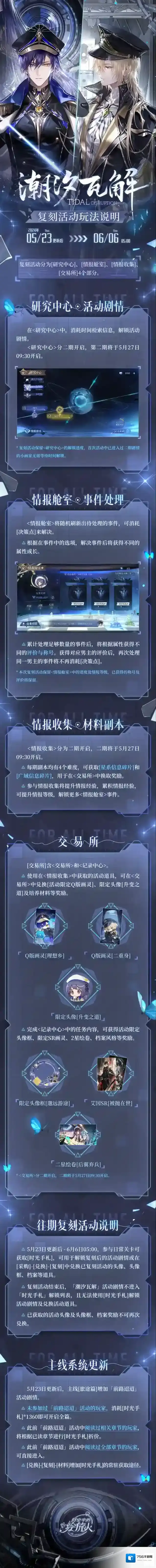 时空中的绘旅人  【潮汐瓦解·活动玩法复刻说明】