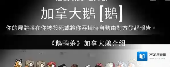 《鹅鸭杀》加拿大鹅介绍