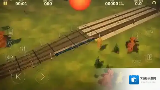 电动火车模拟器游玩