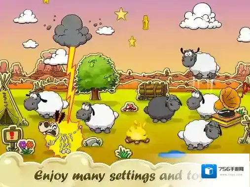 云和绵羊的故事云朵