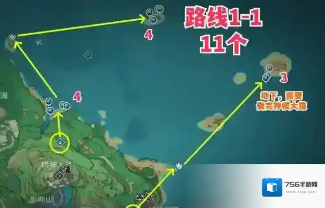 原神海灵芝高效采集路线分享