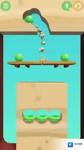 超级挖坑大师落到