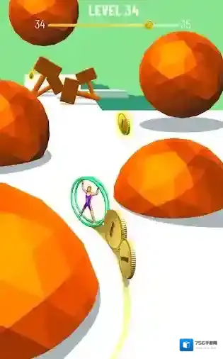 硬币向前冲障碍物