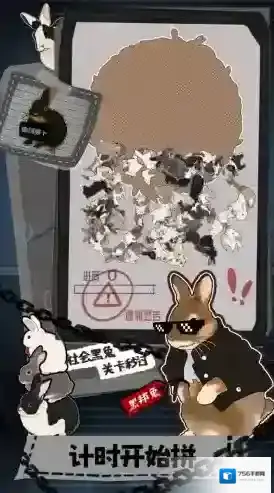 挤在一起的兔兔兔兔