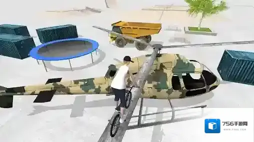 小轮车空间在公园