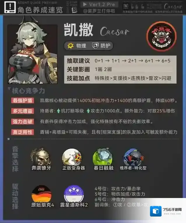 绝区零凯撒值得抽吗