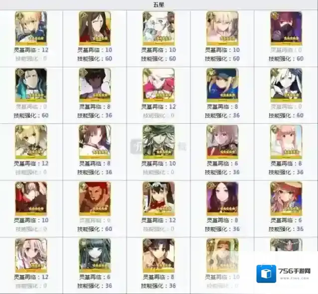 命运冠位指定三星