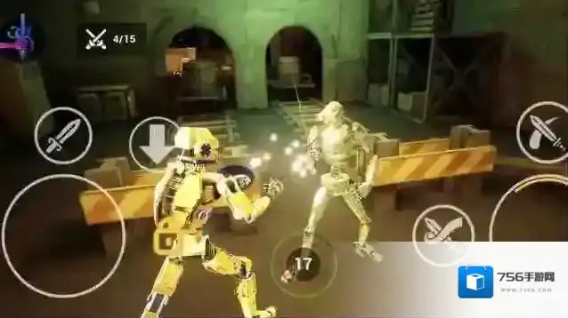 机器人剑术对决机器人