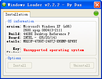 windows loader信息